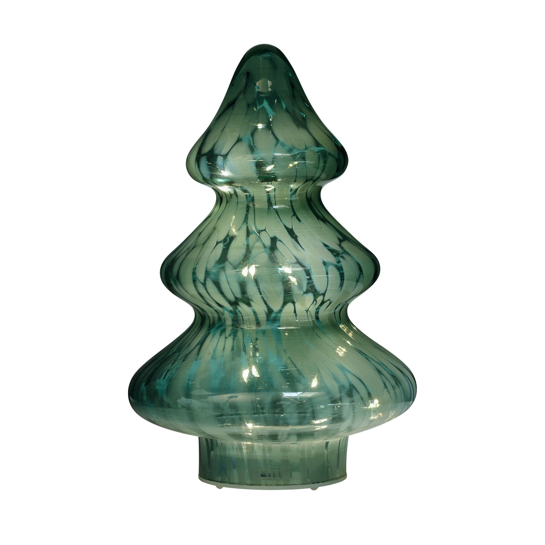 LED-Weihnachtsbaum aus Glas